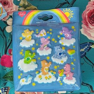 CARE BEARS PADDED NYLON STICKER SHEET CROSSBODY